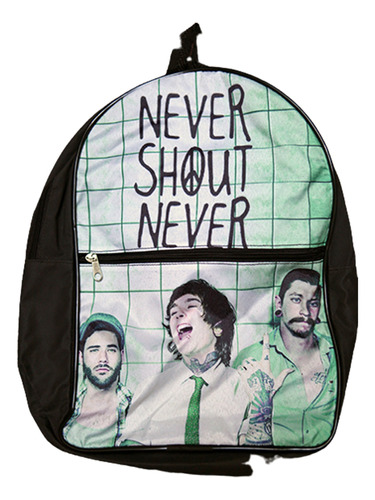 Mochila Never Shout Never +collar