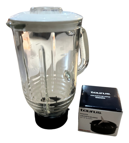 Vaso De Vidrio Completo Licuadora Taurus Ragazza