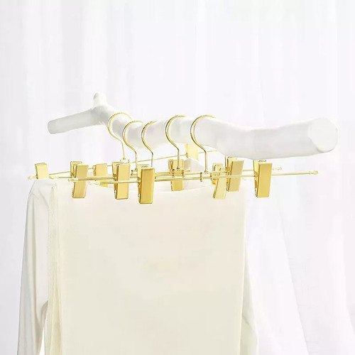 Nuevo Perchas De Metal For Pantalones, 10 Piezas, Perchas