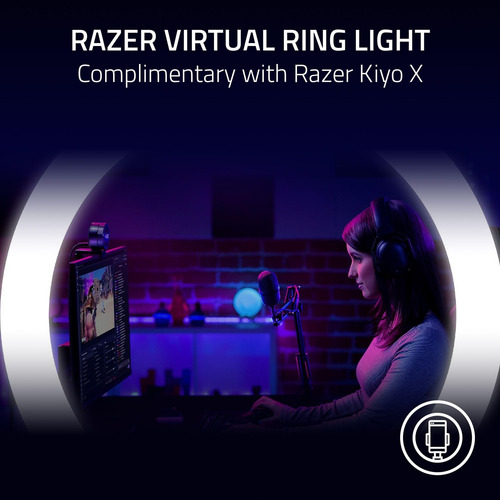 Cámara Web Razer Kiyo X Full Hd 1080p 30 Fps O 720p 60 Fps