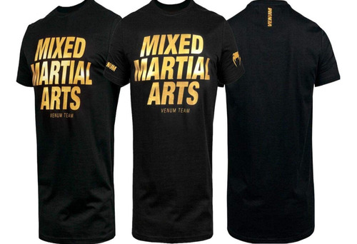 Remera Oro Ufc Venum Artes Marciales Mixtas Vinilo Estampa