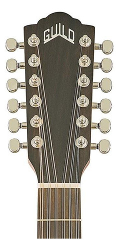 Violão 12 Corda Guild F-2512e Maple Blonde Eletrico Acustico