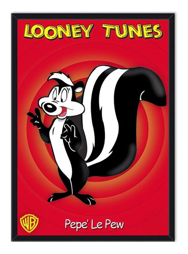 Cuadro - Póster Pepe Le Pew Colección Looney Tunes 