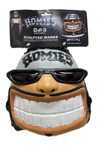 Homies Máscaras De Látex Smiley Homies Dga Collectibles 