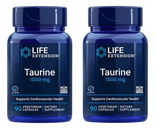 2 Taurine Life Extension 90 Cap - Unidad a $2314