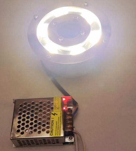 Empotrable Led 6w=60w Sumergible Fuentes Alberca Luz Calida