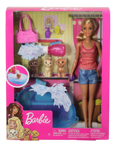 Barbie Cuidado De Cachorritos