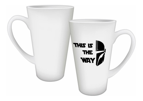 Pack 6 Tazas Personalizadas This Is The Way Cónica 17 Oz