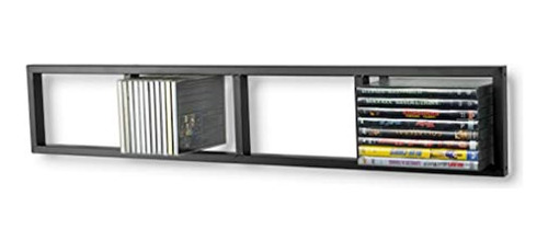 Montaje En Pared Moderno Cd Dvd Media Rack Storage Metal She