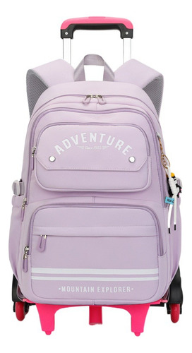Mochila Con Ruedas Para Niñas Con Escalera Desmontable De Gr