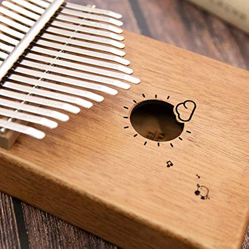 Kalimba Mbira - Piano de dedo com 17 teclas