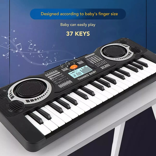 Piano Electrónico De Juguete Musical De 37 Teclas Pequeño Pa