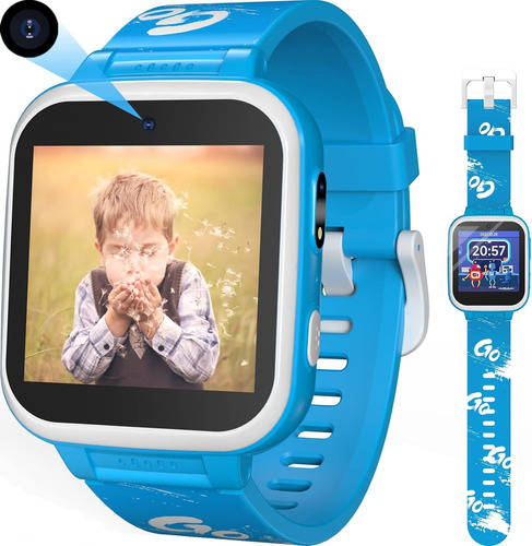 Smartwatch Para Niños Juegos Doble Camara, Mic, Led,