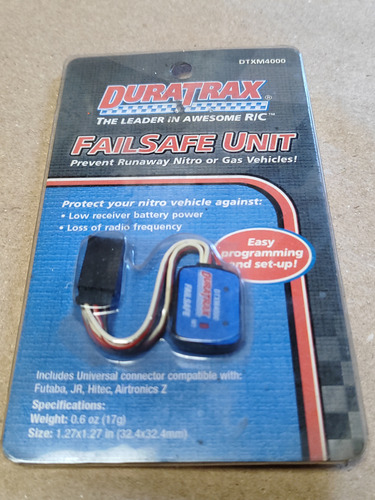 Duratrax Failsafe Unit. No Tamiya Futaba Associated Serpent (Usado)
