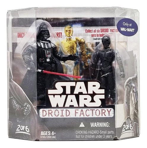 Hasbro - Star Wars - Droid Factory - Darth Vader & K-3px