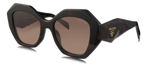 Prada Spr 16ws 2au-6s1 Oversized Geometric Coffe (Usado)