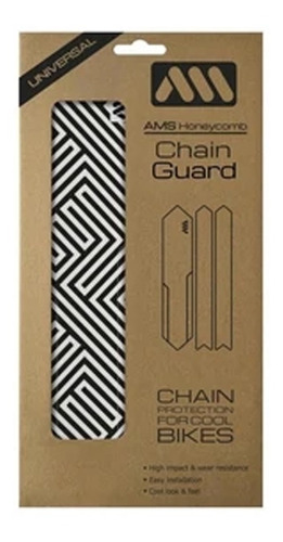 Protector Cuadro Para Bicicleta Ams Chain Guard Maze/ Negro