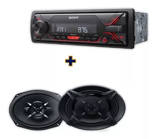Autoestereo Sony Dsx-a110u + Bocinas Xs-fb6930 Woofer 9