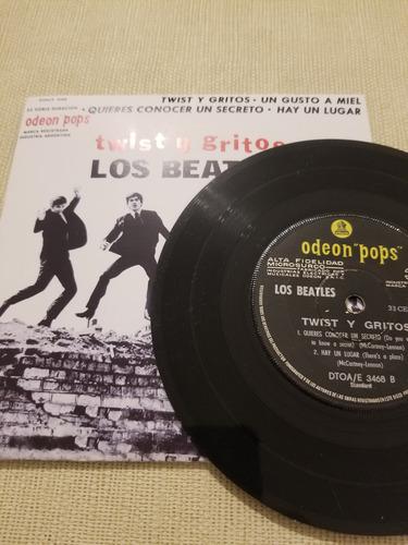 Beatles Twist Y Gritos Vinilo Ep Tapa Replica Estándar (Usado)