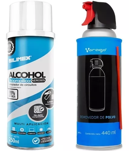 Alcohol Isopropilico en Aerosol Silimex para Mantenimiento y Limpieza,  250ml.