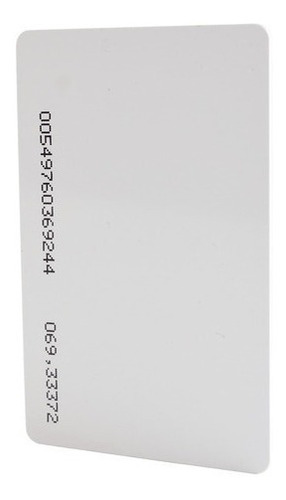 Tarjeta Proximidad Control Acceso 125 Khz Delgada De Calidad