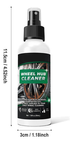 Limpiador Removedor De Automóviles Y Óxido, 50 Ml, Limpiador