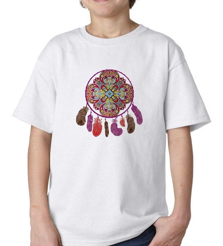 Remera De Niño Atrapasueños Colorido Deseos