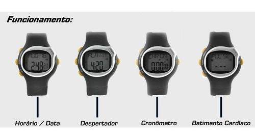 Relógio Batimento Monitor Cardíaco Frequência Exercício