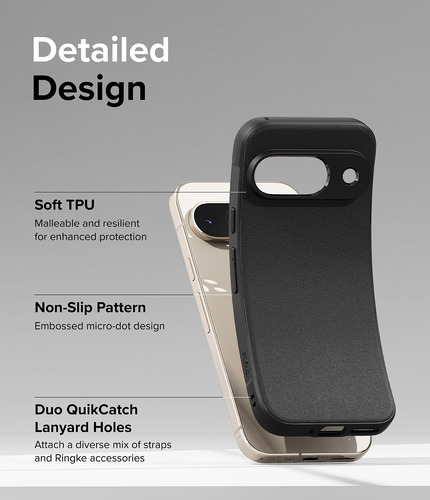 A Capa Ringke Onyx Se Sente Bem Na Mão Para O Google Pixel 9