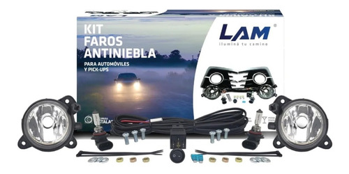 Kit Faro Auxiliar Vw Gol Trend 2008/09/10/11/12 S/ Rejilla