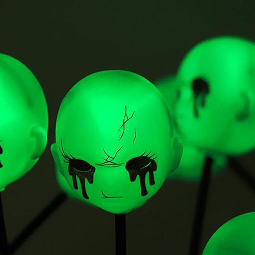 Lámpara Led Con Forma De Fantasma Para Halloween, Decoración