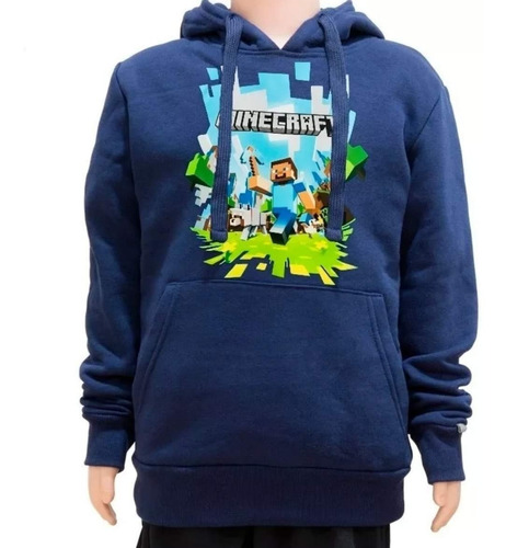 Canguro Adulto Unisex   Felpa Minecraft En Tres Diseños