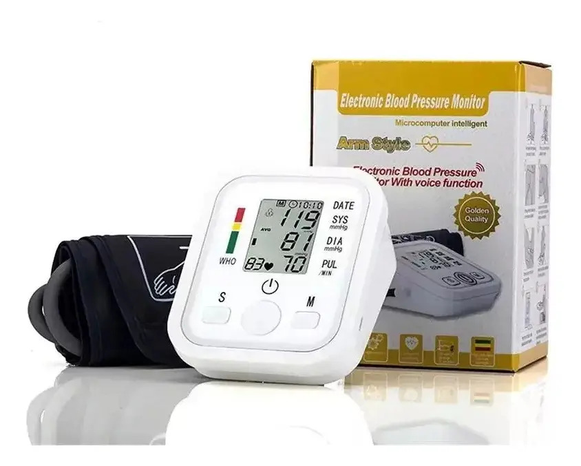 Tensiometro Digital Profesional De Presion Arterial Brazo Color Blanco