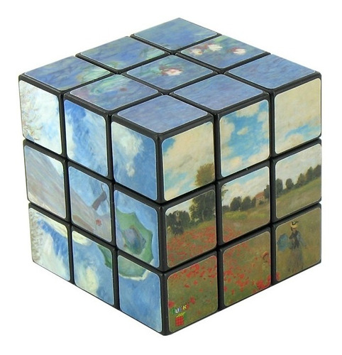 Cubo Rubik Van Gogh, Monet, Versalles, Napoleón Y Monna Pop