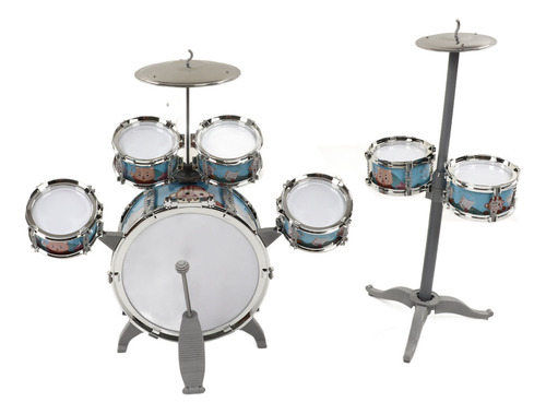 Set De Batería Para Niños Jazz 7 Drums Loud Sound, Kit Compa
