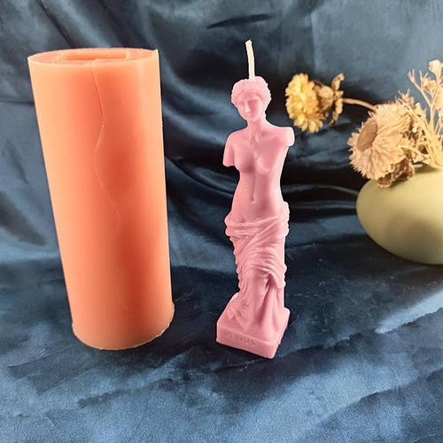 Molde De Estatua De Vela Venus Con Personaje De Mitología Gr