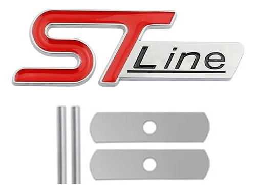 Metal St Line Logo Emblema Maletero Trasero For Ford Kuga