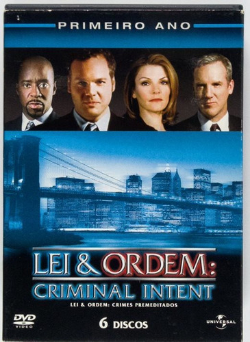 Box 6 Dvds Lei E Ordem Criminal Intent 1ª Temporada Completa