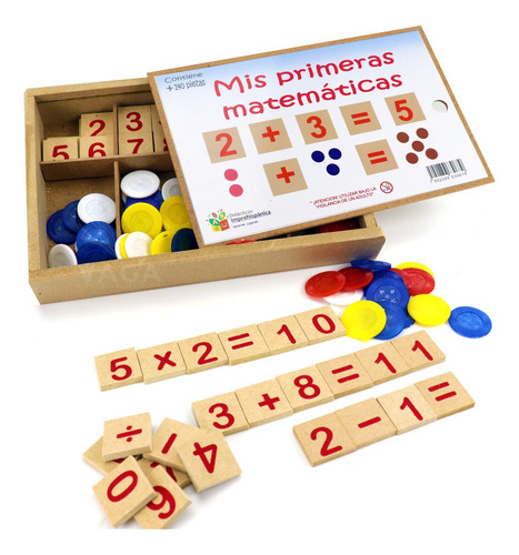 Domino Infantil Didáctico  Mis Primeras Matemáticas 140pzs 