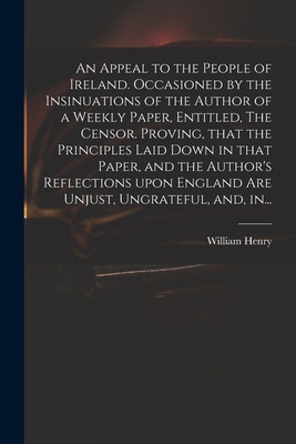 Libro An Appeal To The People Of Ireland. Occasioned By T...