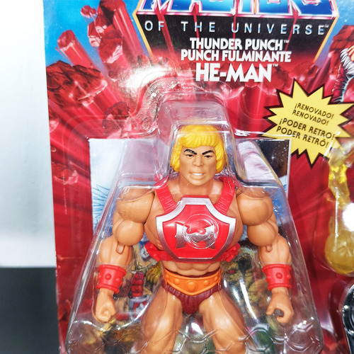 Masters Of The Universe Origins Dlx He-man Punch Fulminante (Usado)