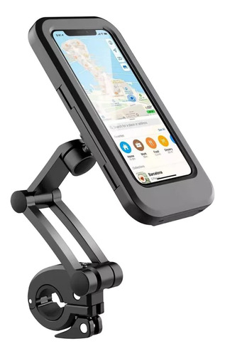 Soporte Impermeable Para Telefono Celular Motocicleta 360°