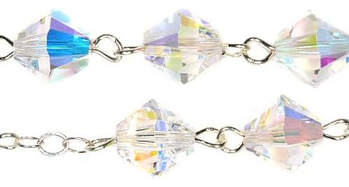 Rosario De Oración Católica Hecho Con Cristal O Vidrio Austr