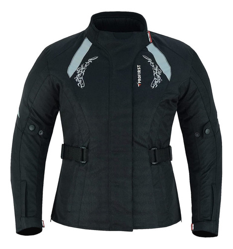 Chamarra De Motociclismo Profirst, P/ Mujer, Impermeable