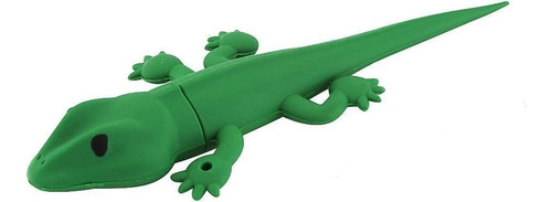 Memoria Usb 2.0 128 Gb Forma Lagarto Gecko Verde Animal