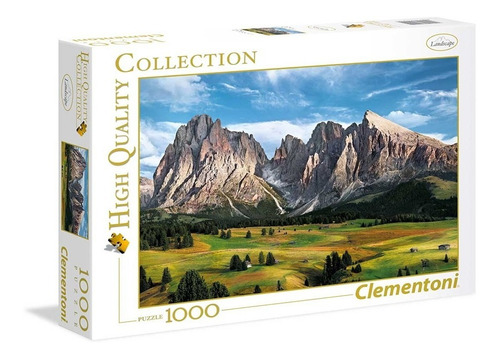 Rompecabezas Clementoni La Coronación De Los Alpes 1000 Pcs