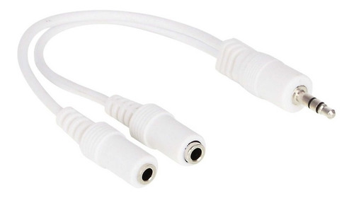 Cable Splitter Auriculares Miniplug 3.5mm A 2 Hembras Stereo