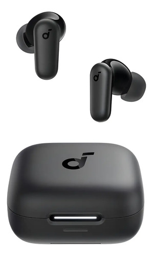 Fone de Ouvido Bluetooth 5.4 soundcore P30i da Anker, Cancelamento de Ruído Adaptativo, Graves Poderosos, 45H de Reprodução, Estojo 2-em-1 com Suporte para Celular, IP54, Fone sem fio TWS, Preto