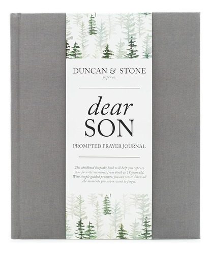 Duncan & Stone Baby Memory Book, Gris, 230 Páginas, Diario D
