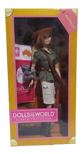 Barbie Muñecas Del Mundo Australia Modelo W3321, Original (Usado)